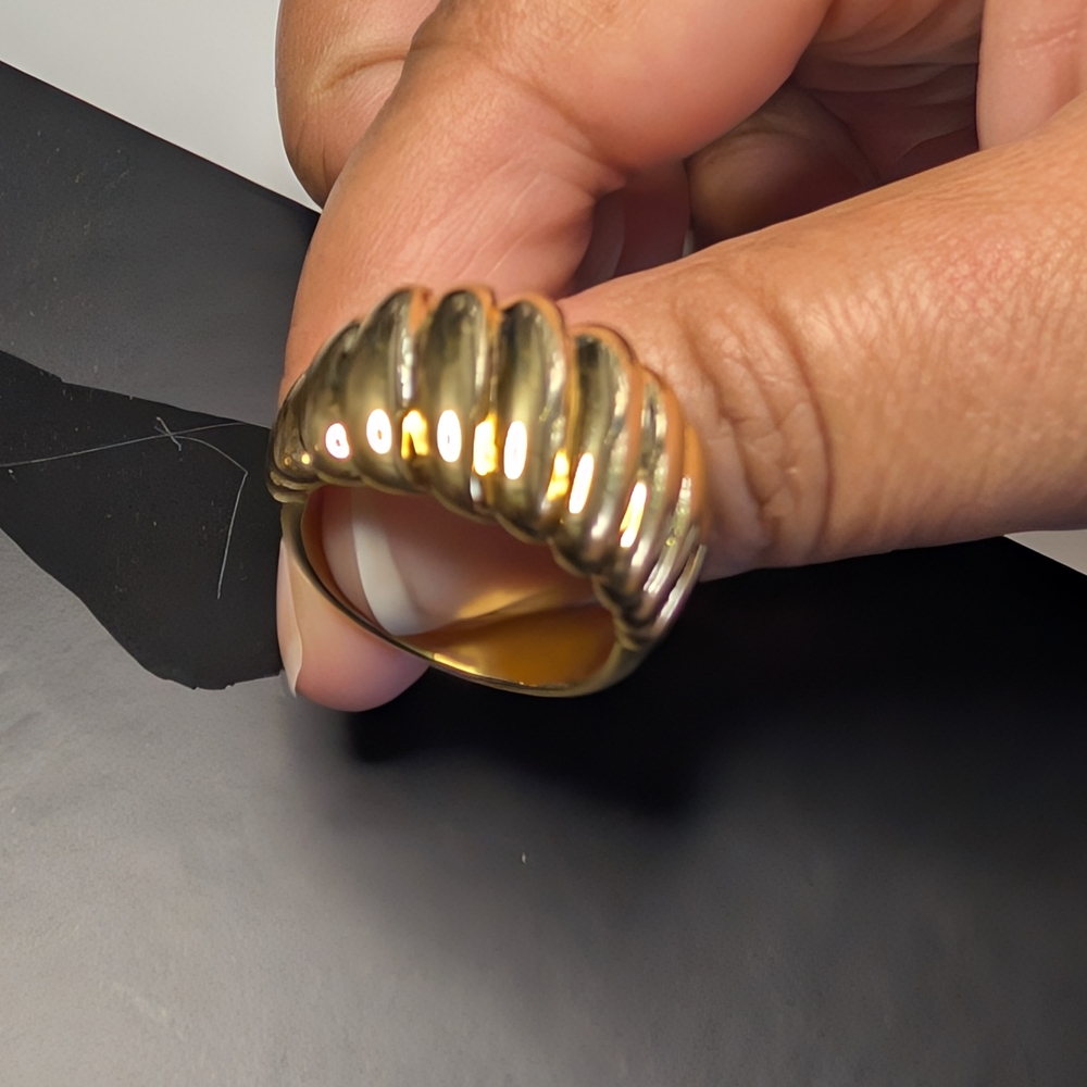 Milor Gold Statement Ring - image 2